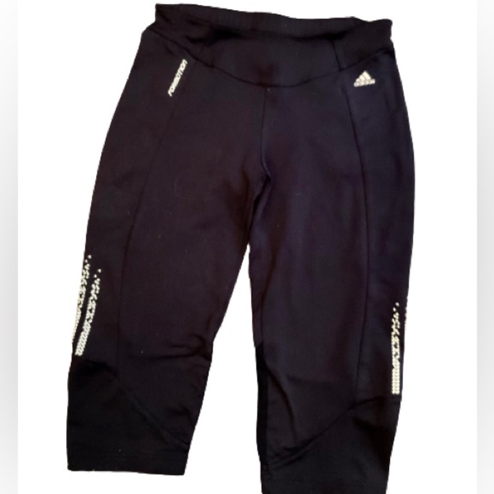 Women’s Adidas Long Shorts Climacool Black Sz Small